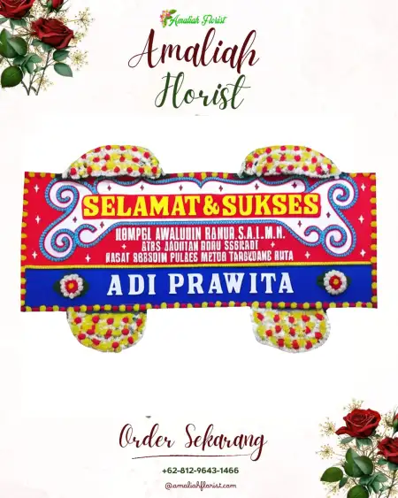 Papan Bunga Ucapan Selamat Banjarimbo